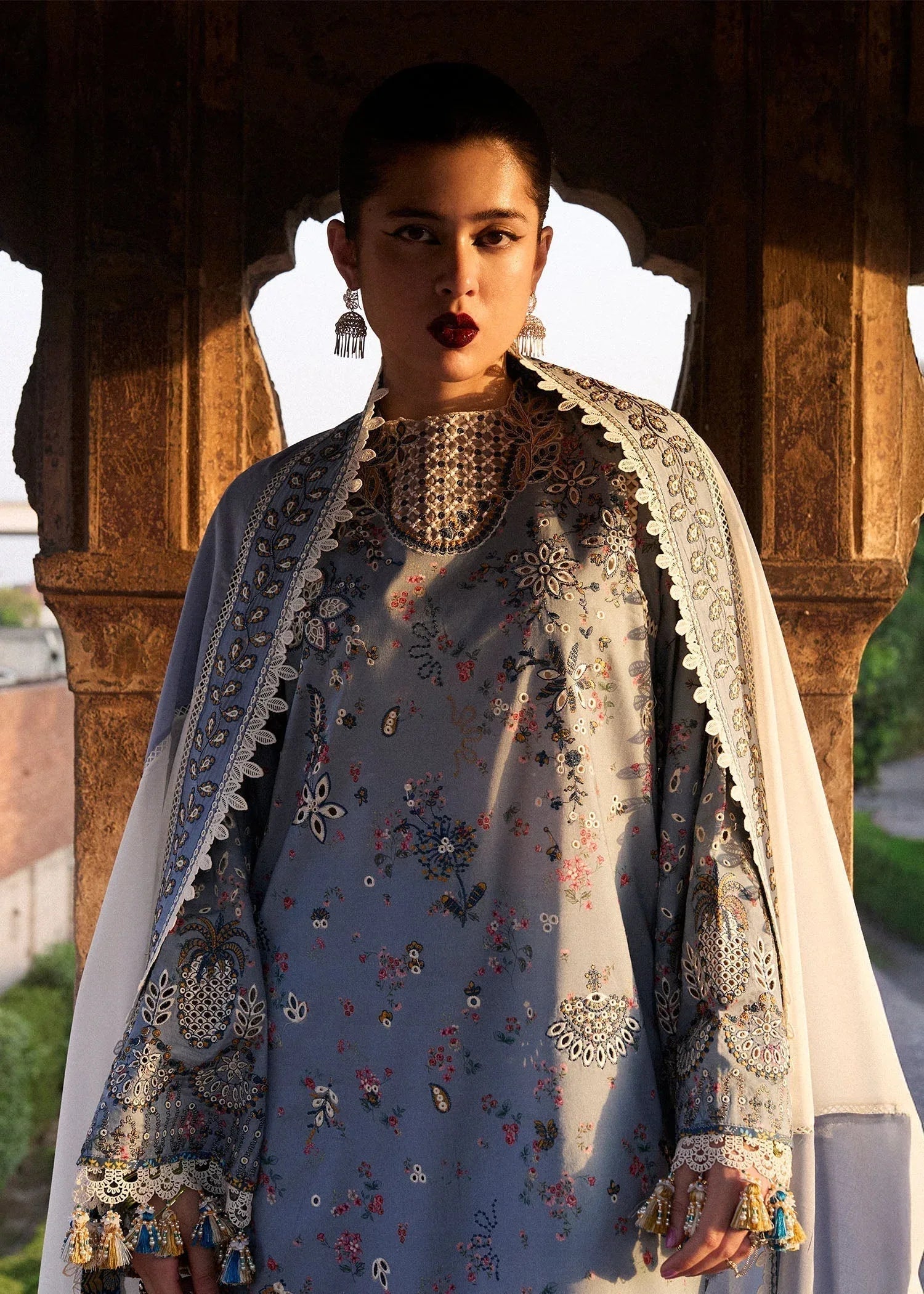 Hussain Rehar | Nirmal SS 25 | Fira - Aqsa Fabrics