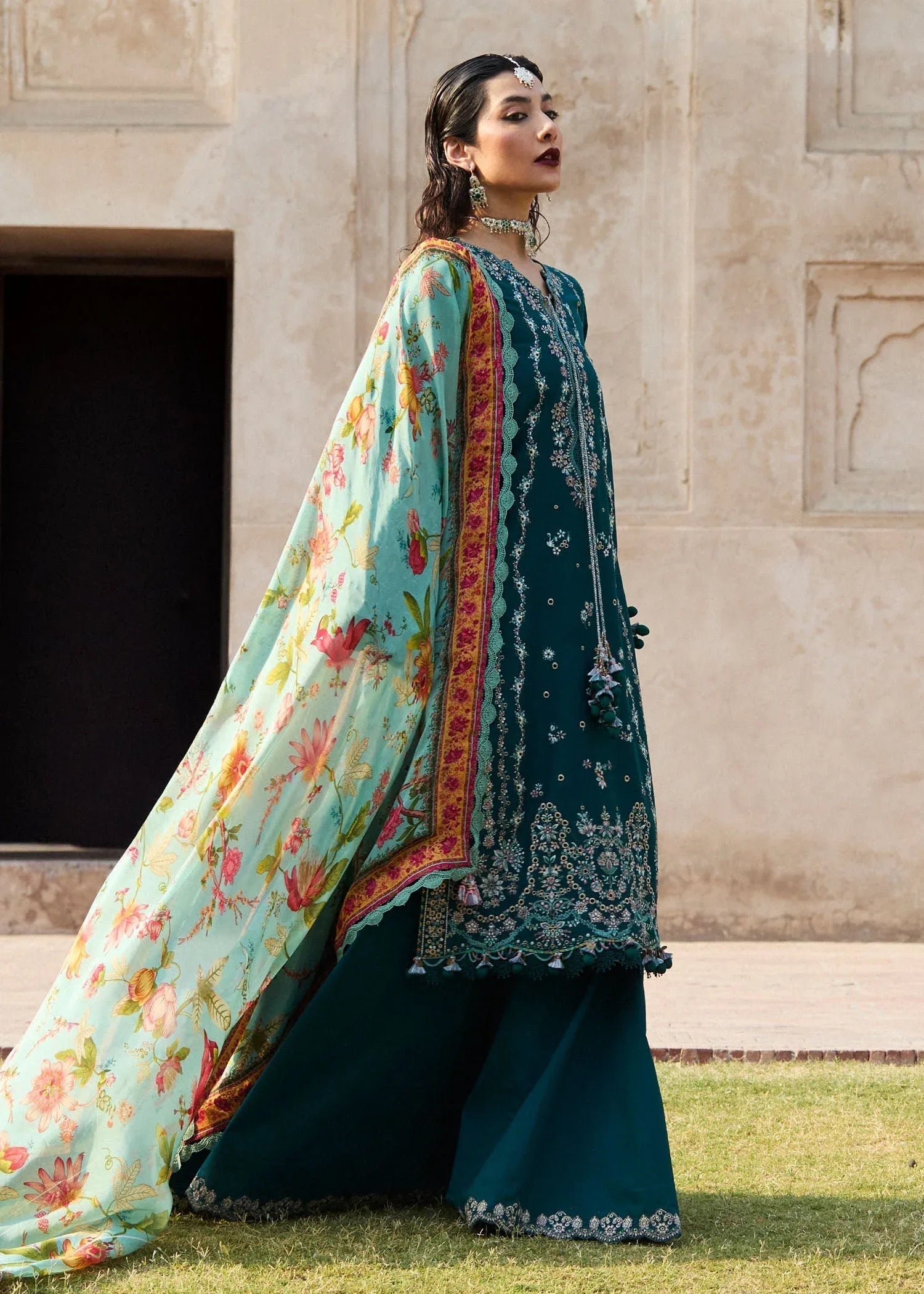Hussain Rehar | Nirmal SS 25 | Saher - Aqsa Fabrics