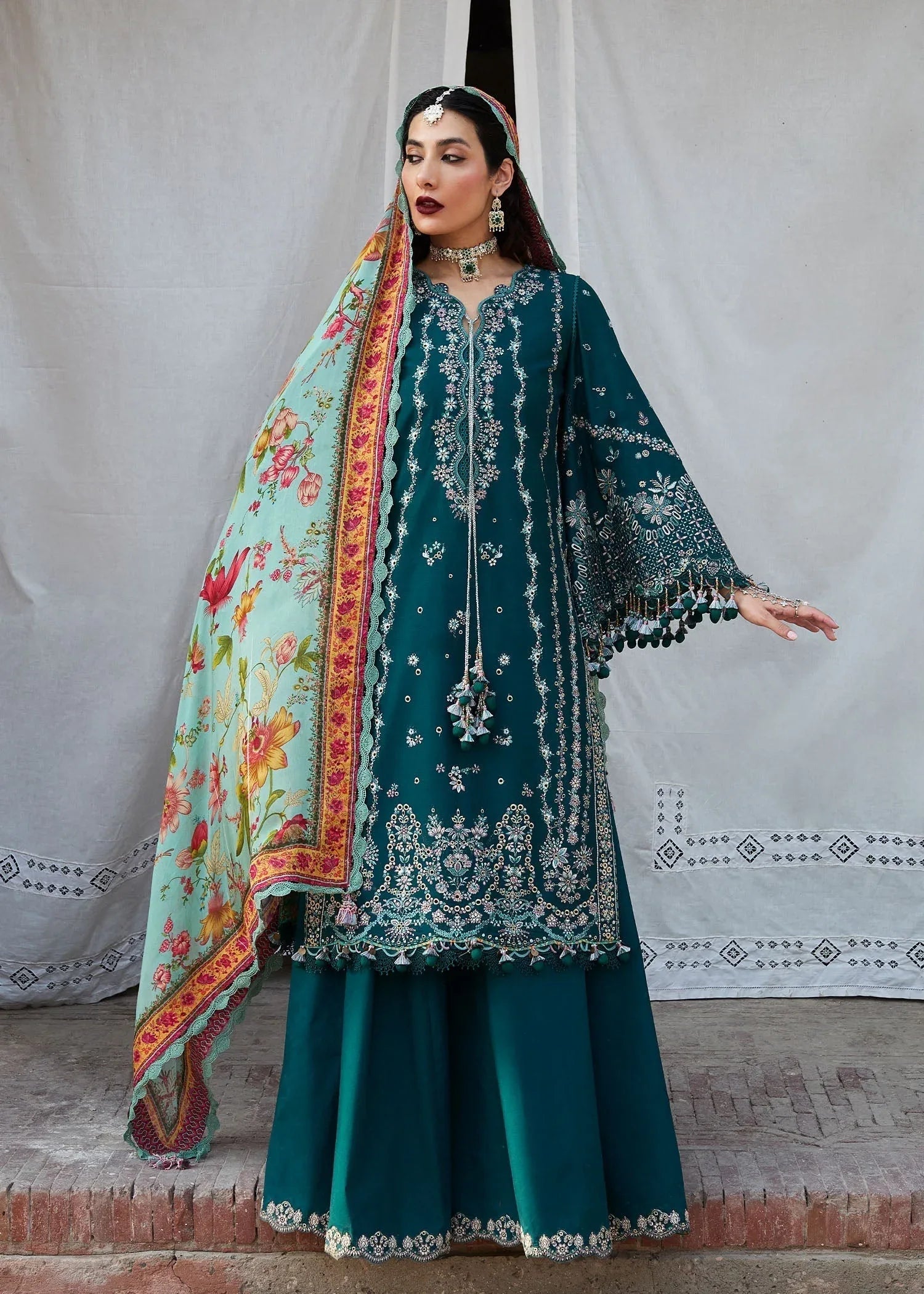 Hussain Rehar | Nirmal SS 25 | Saher - Aqsa Fabrics
