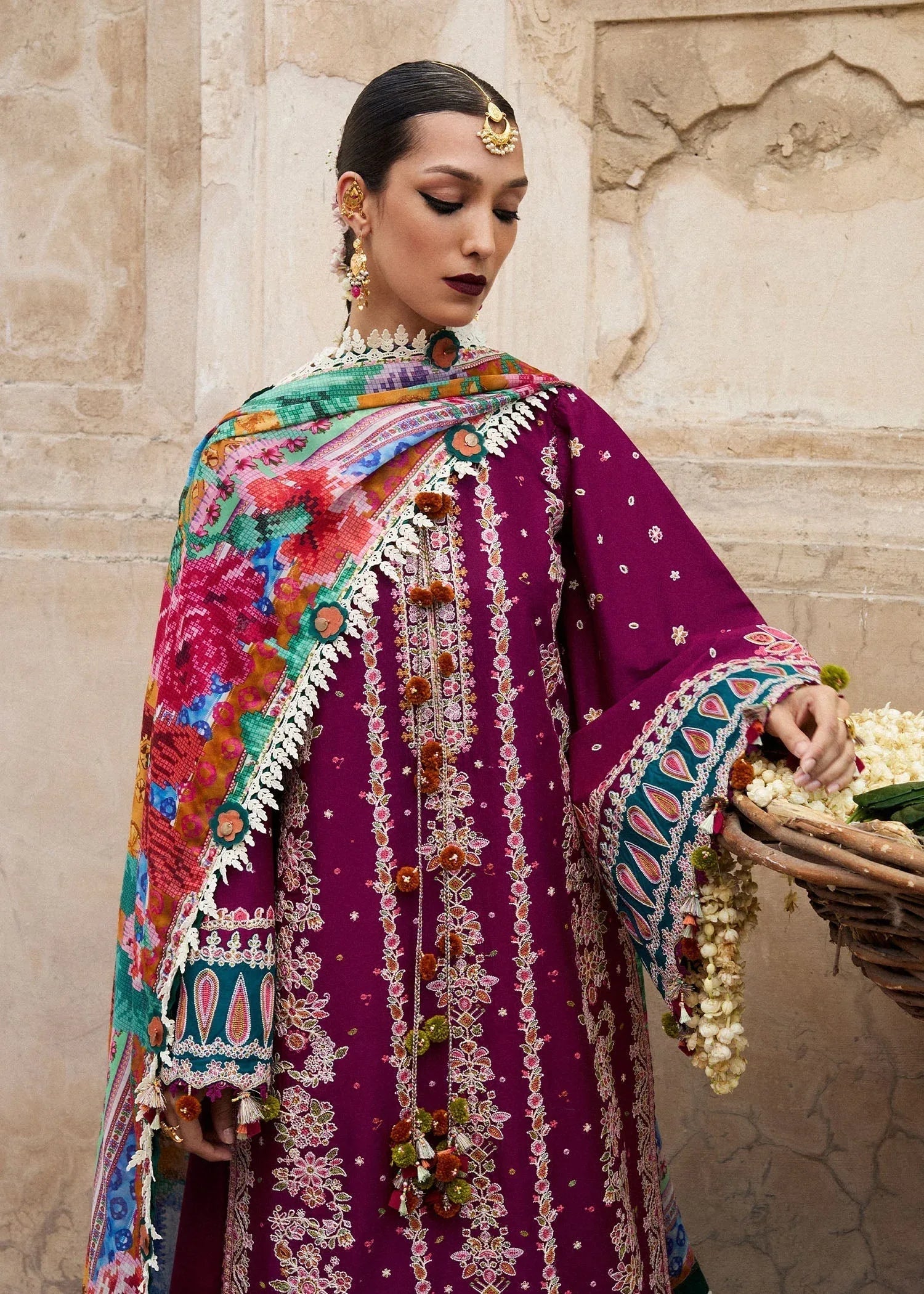 Hussain Rehar | Nirmal SS 25 | Kahei - Aqsa Fabrics