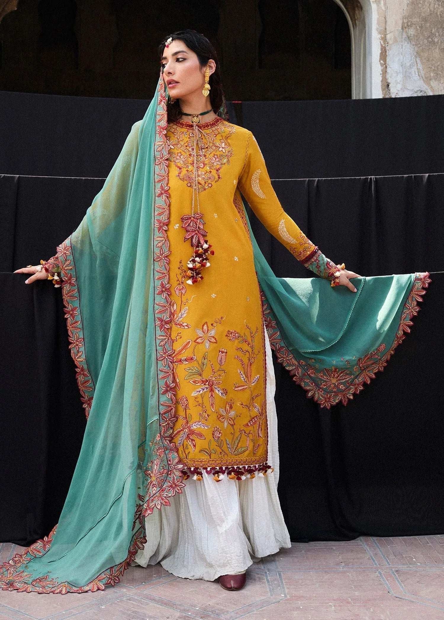Hussain Rehar | Nirmal SS 25 | Masam - Aqsa Fabrics