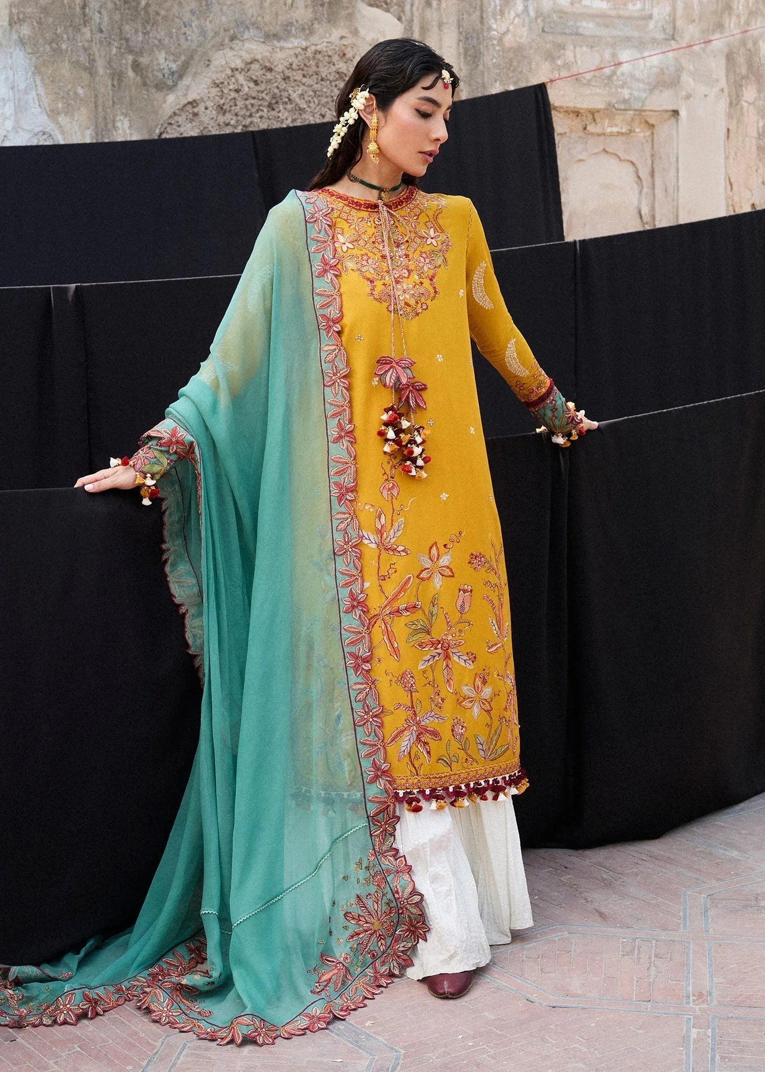 Hussain Rehar | Nirmal SS 25 | Masam - Aqsa Fabrics