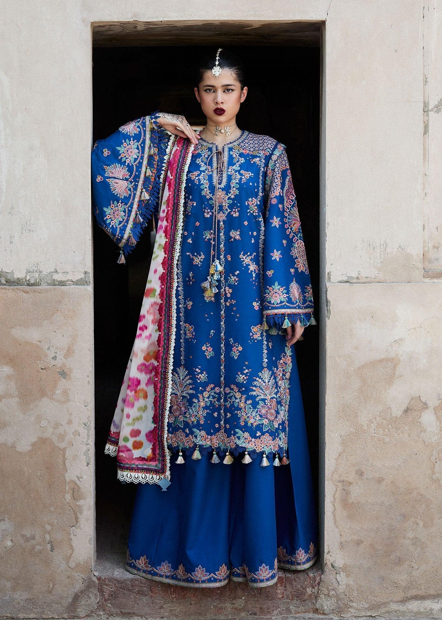 Hussain Rehar | Nirmal SS 25 | Zarqa - Aqsa Fabrics