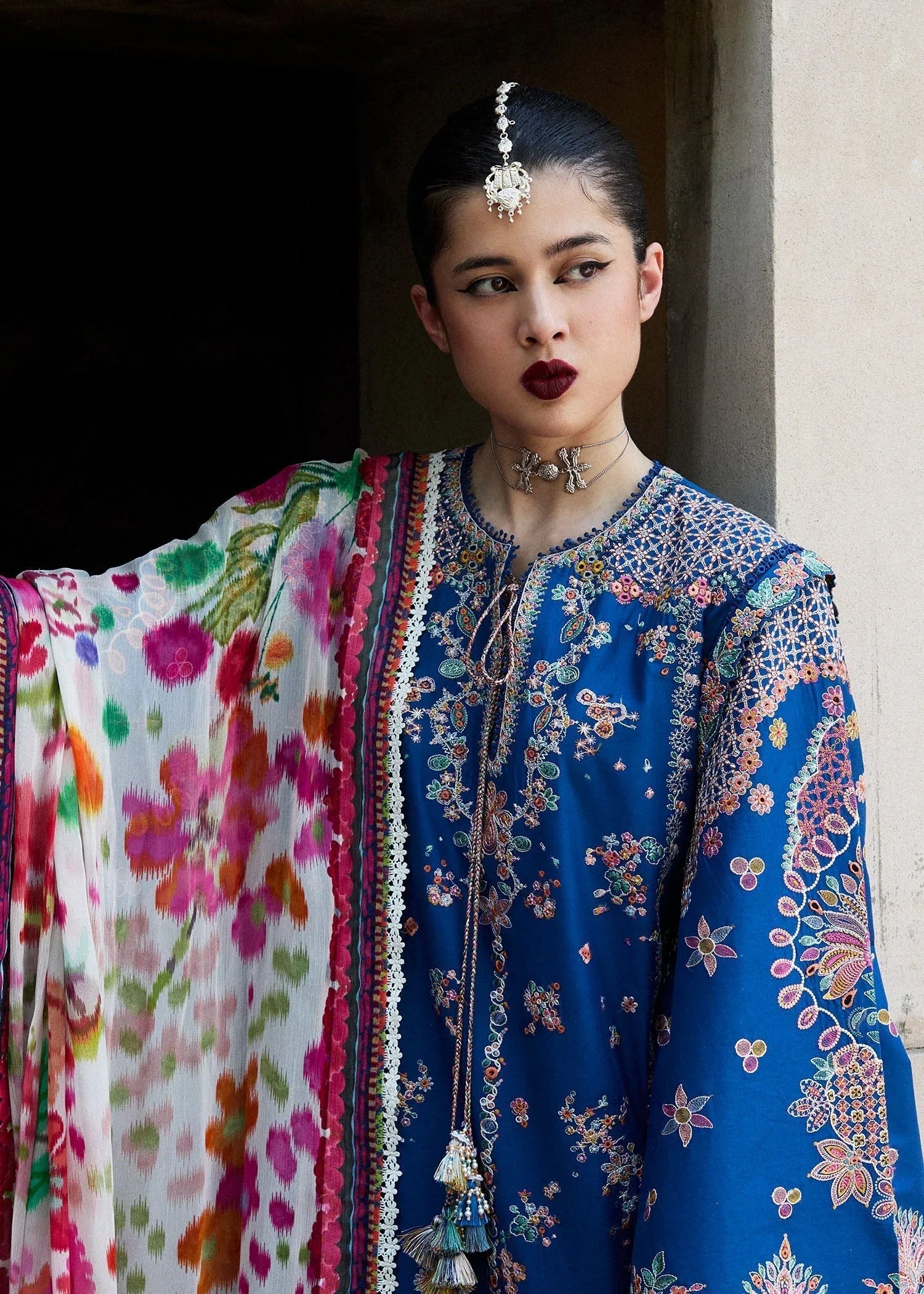 Hussain Rehar | Nirmal SS 25 | Zarqa - Aqsa Fabrics