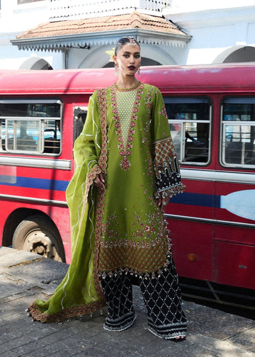 Hussain Rehar | Luxury Lawn 25 | Abass - Aqsa Fabrics