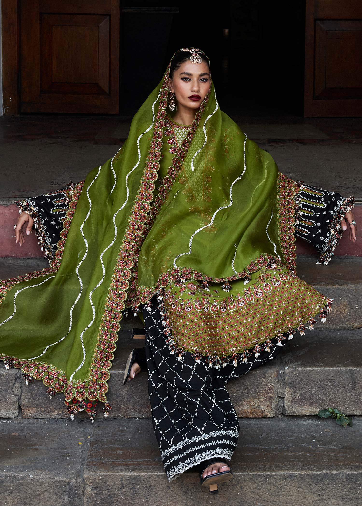 Hussain Rehar | Luxury Lawn 25 | Abass - Aqsa Fabrics