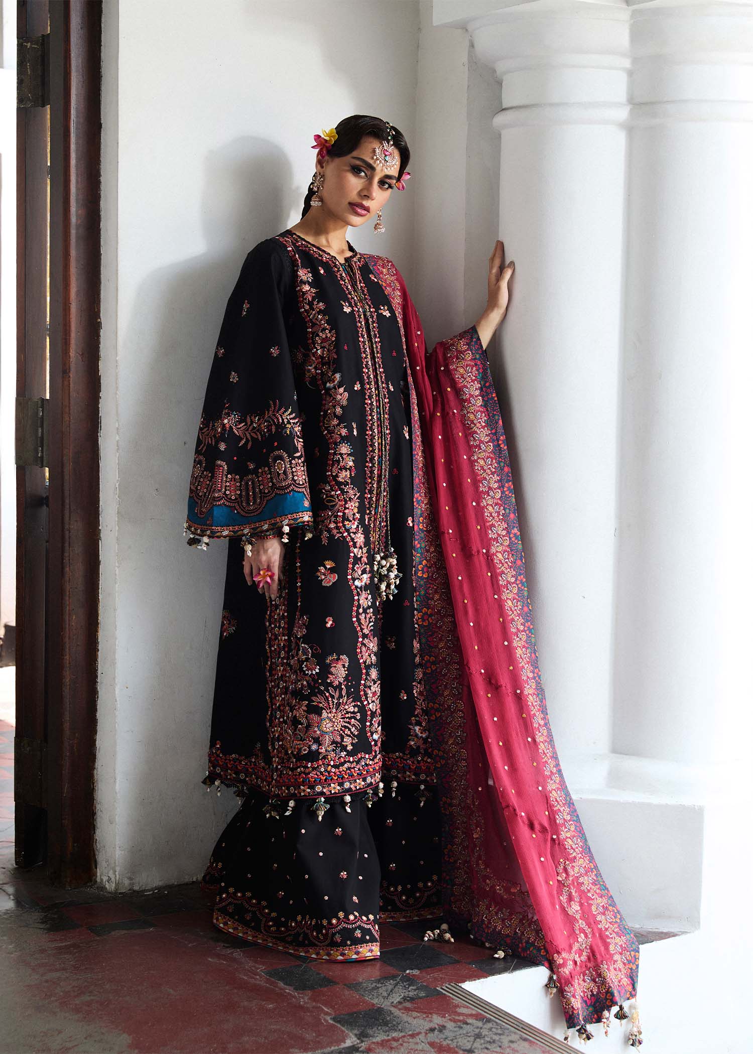 Hussain Rehar | Luxury Lawn 25 | Bliz - Aqsa Fabrics