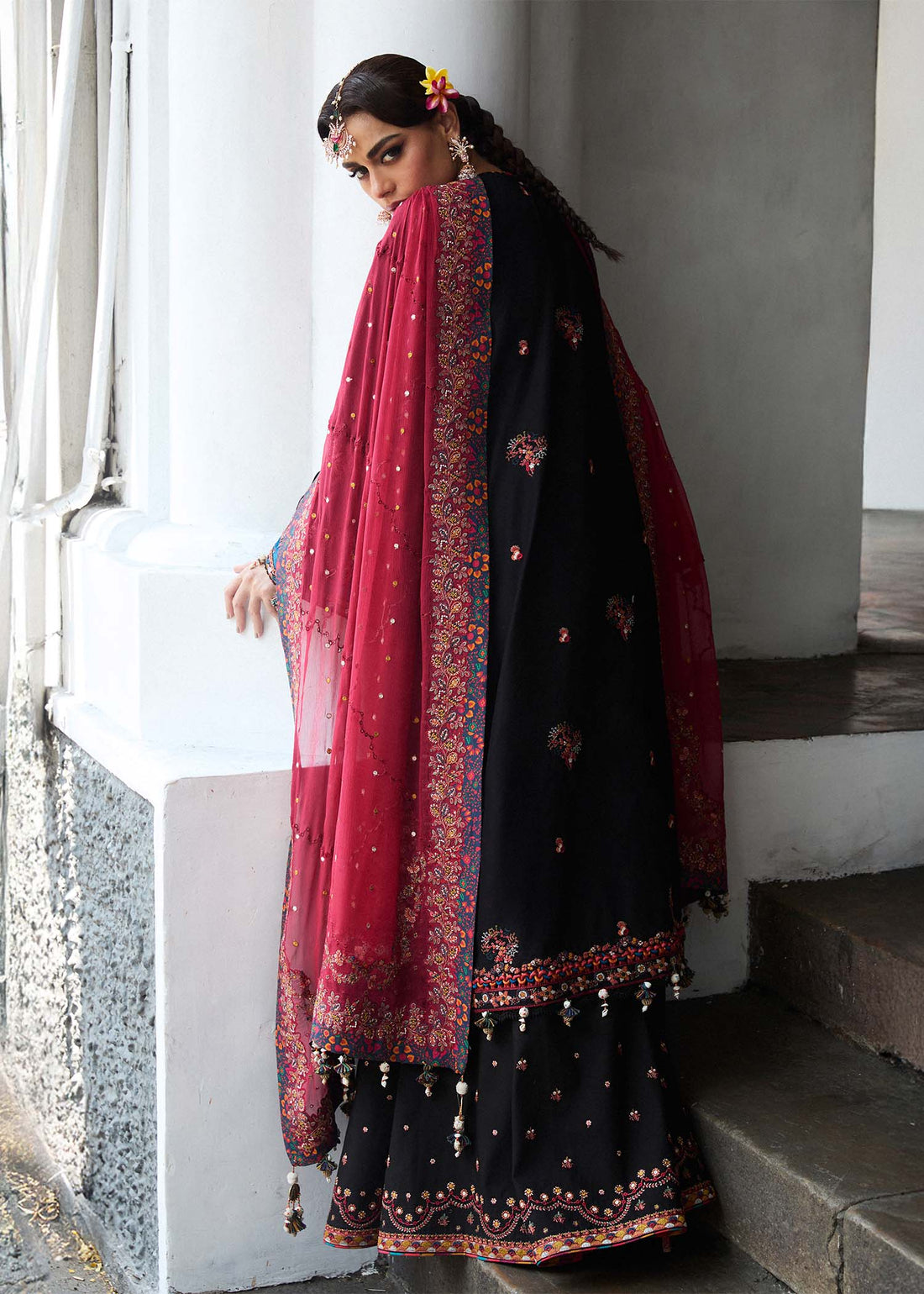 Hussain Rehar | Luxury Lawn 25 | Bliz - Aqsa Fabrics