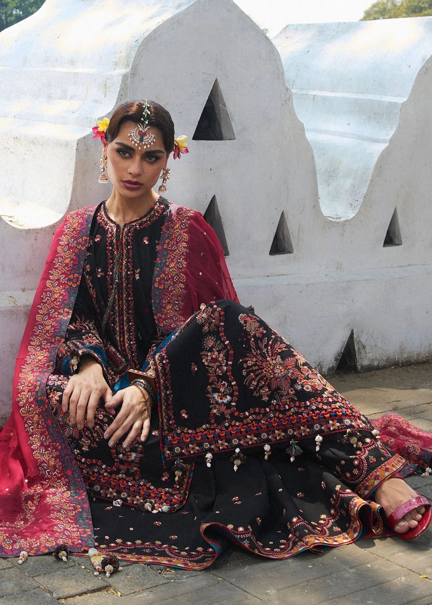 Hussain Rehar | Luxury Lawn 25 | Bliz - Aqsa Fabrics