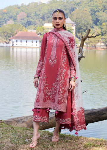Hussain Rehar | Luxury Lawn 25 | Flare - Aqsa Fabrics