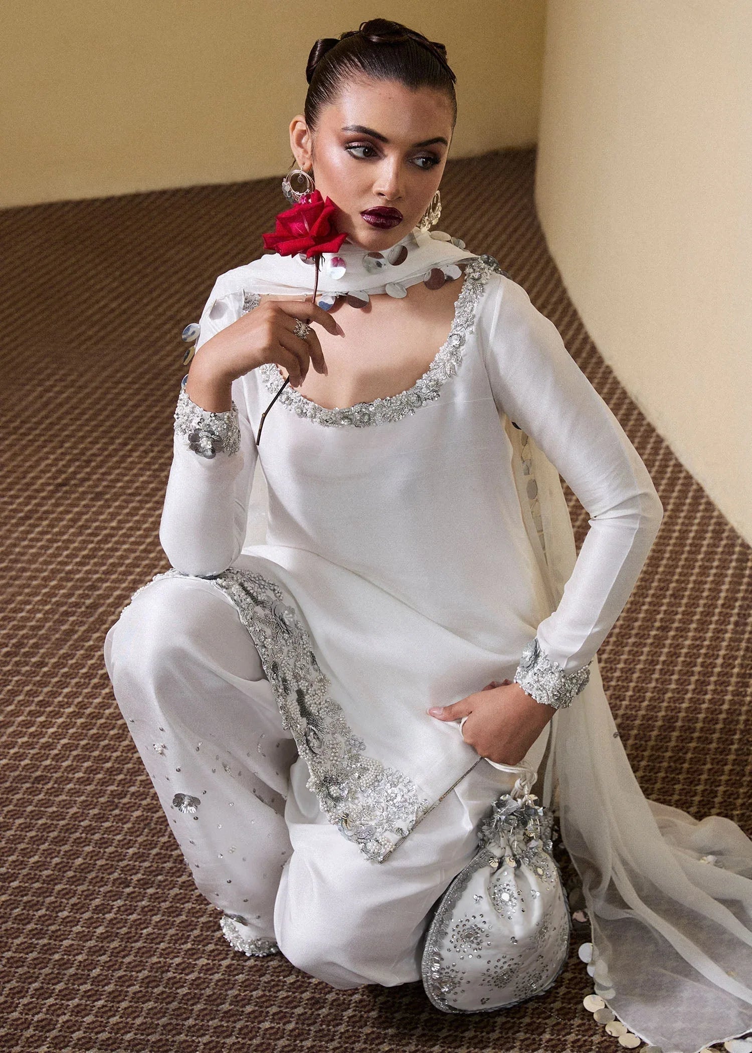 Hussain Rehar | SS Luxury Pret 25 | Swoon - Aqsa Fabrics