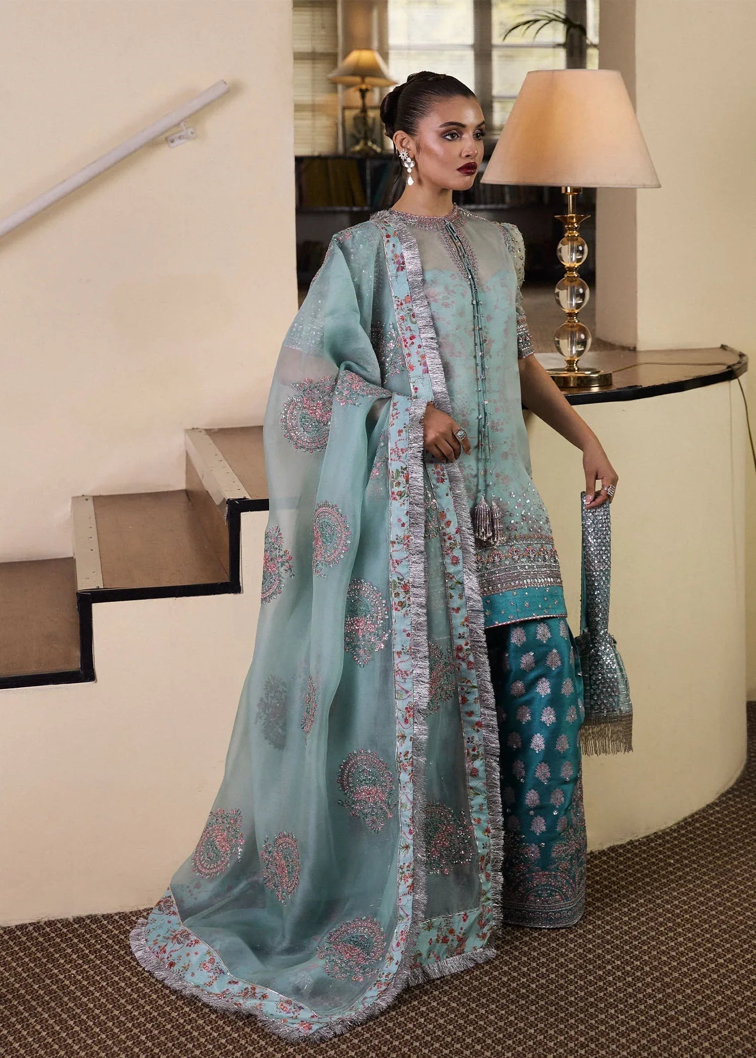 Hussain Rehar | SS Luxury Pret 25 | Artes - Aqsa Fabrics