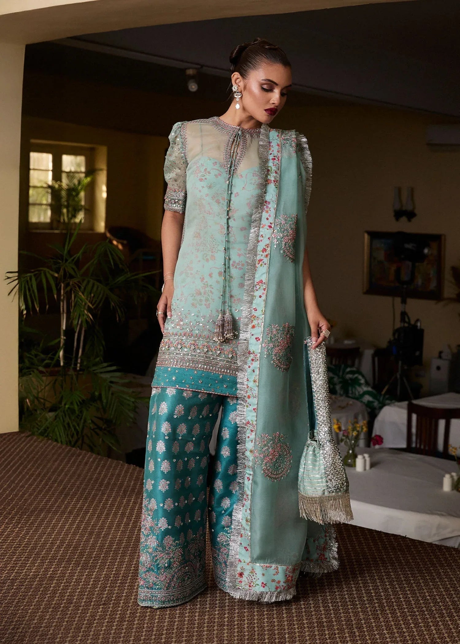 Hussain Rehar | SS Luxury Pret 25 | Artes - Aqsa Fabrics