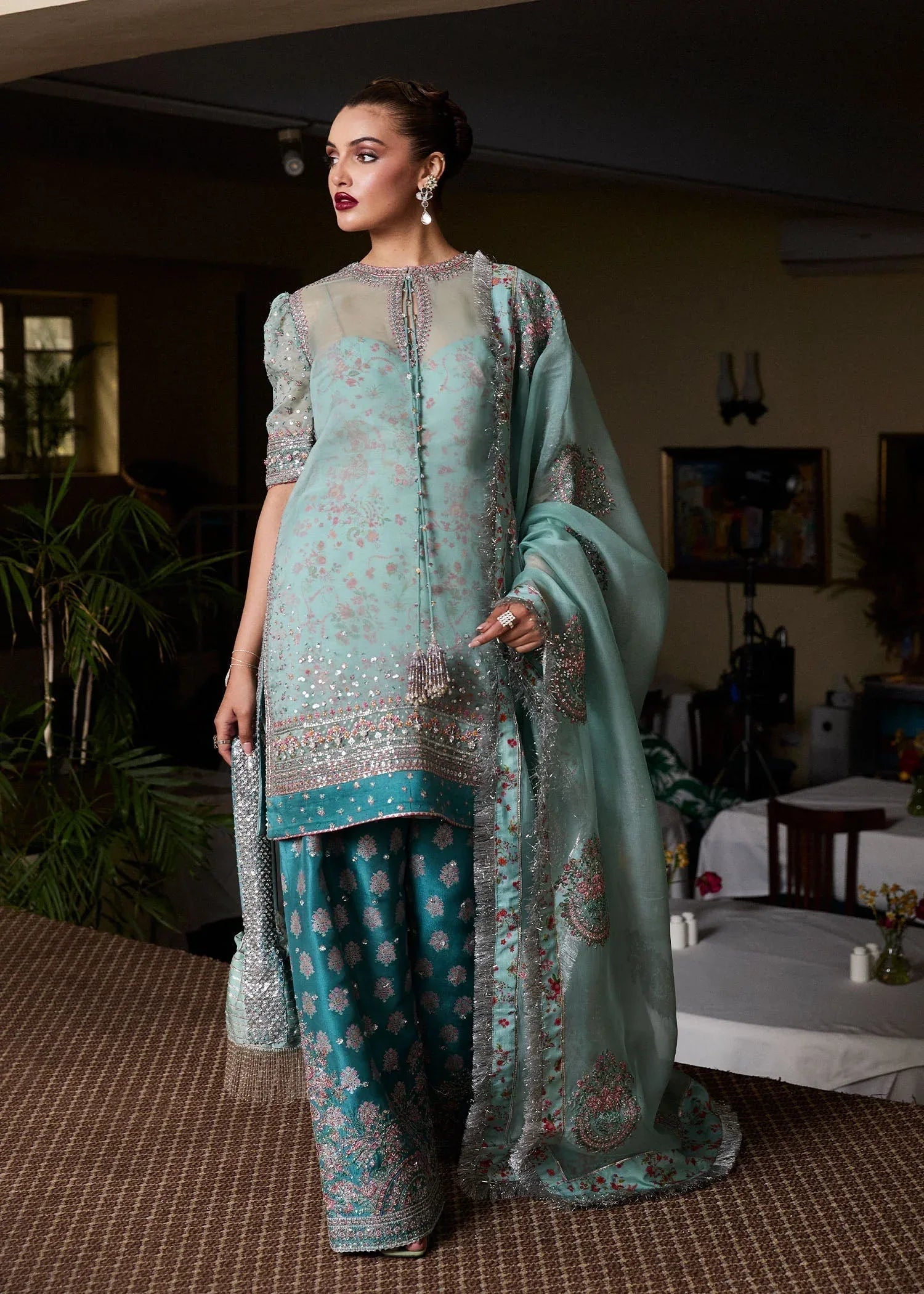 Hussain Rehar | SS Luxury Pret 25 | Artes - Aqsa Fabrics