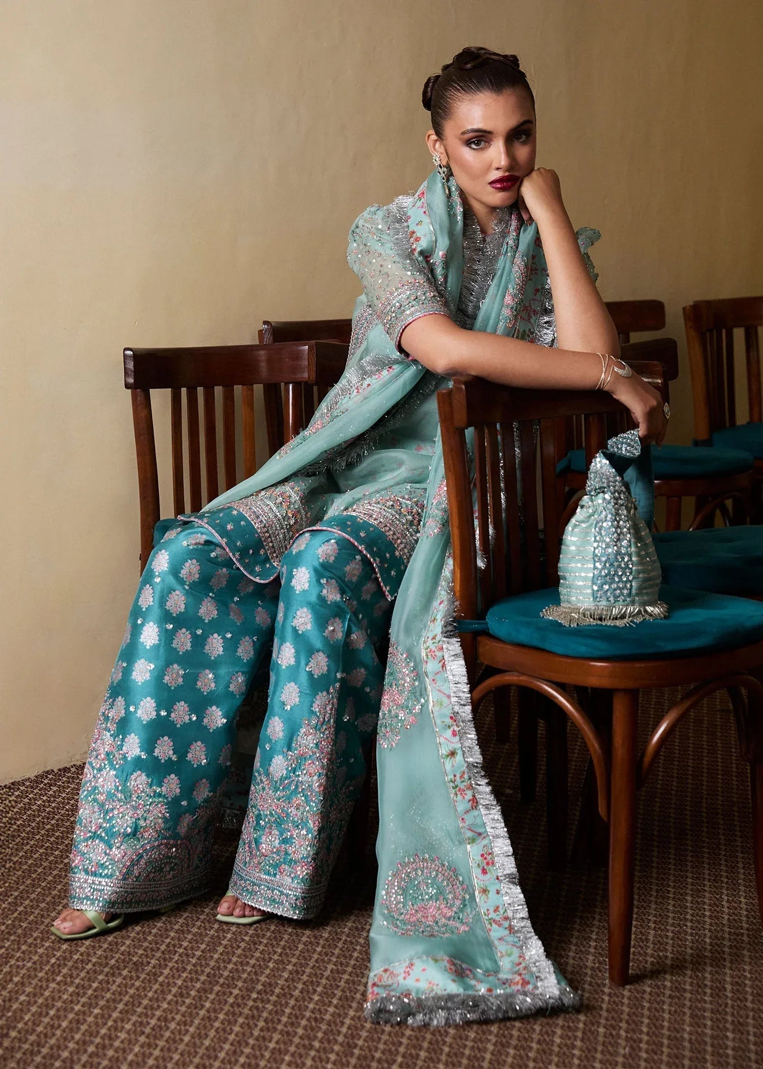 Hussain Rehar | SS Luxury Pret 25 | Artes - Aqsa Fabrics