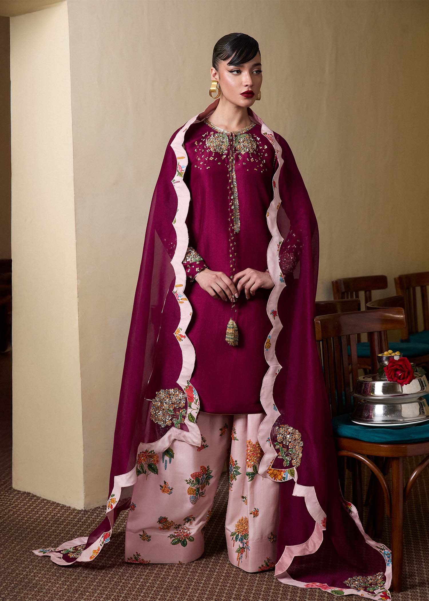 Hussain Rehar | SS Luxury Pret 25 | Impel - Aqsa Fabrics