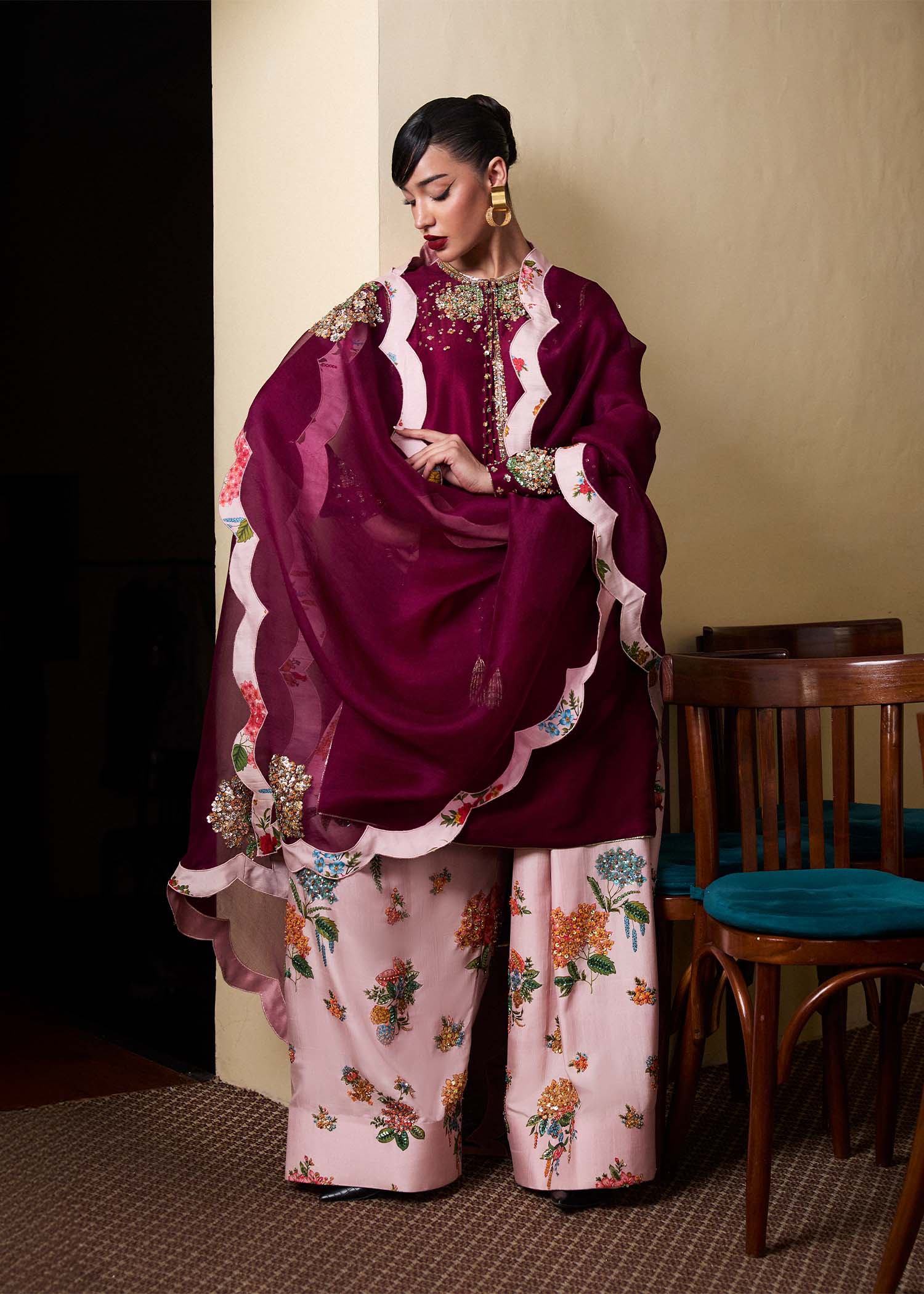 Hussain Rehar | SS Luxury Pret 25 | Impel - Aqsa Fabrics