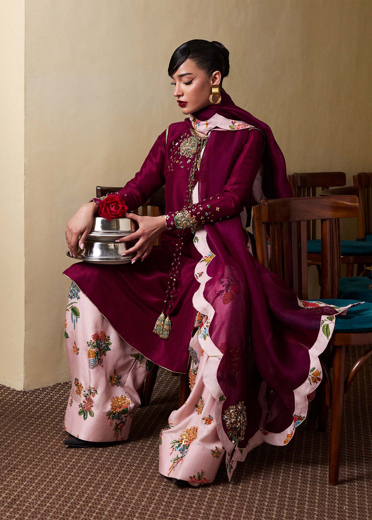 Hussain Rehar | SS Luxury Pret 25 | Impel - Aqsa Fabrics