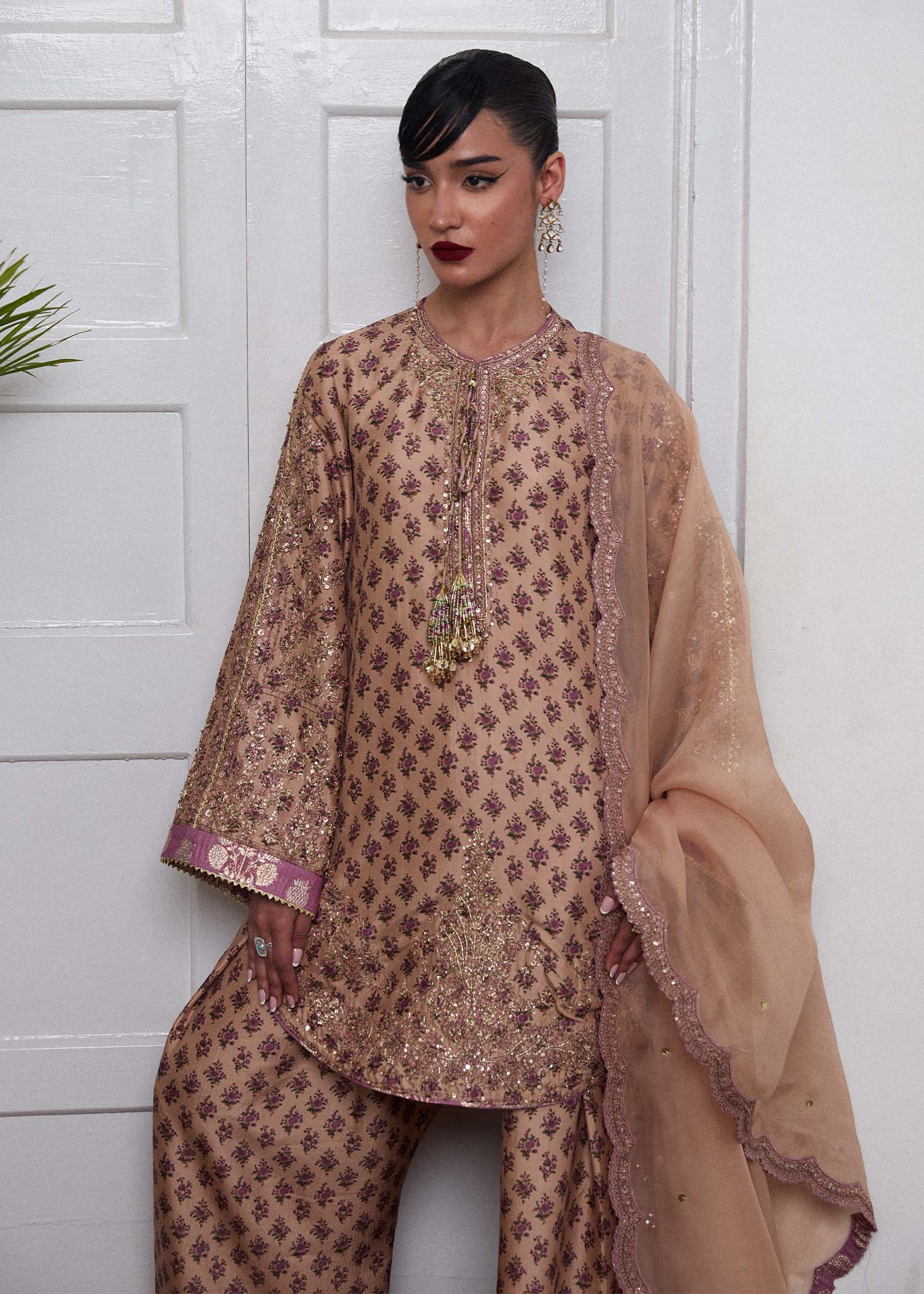 Hussain Rehar | SS Luxury Pret 25 | Fran - Aqsa Fabrics