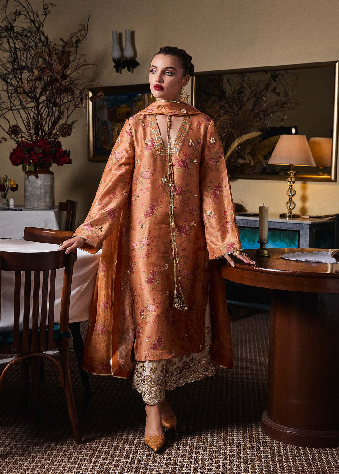 Hussain Rehar | SS Luxury Pret 25 | Dijan - Aqsa Fabrics