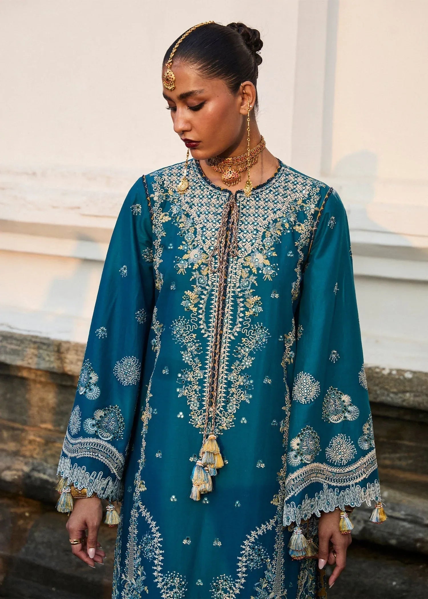 Hussain Rehar | Luxury Lawn 25 | Eupic - Aqsa Fabrics