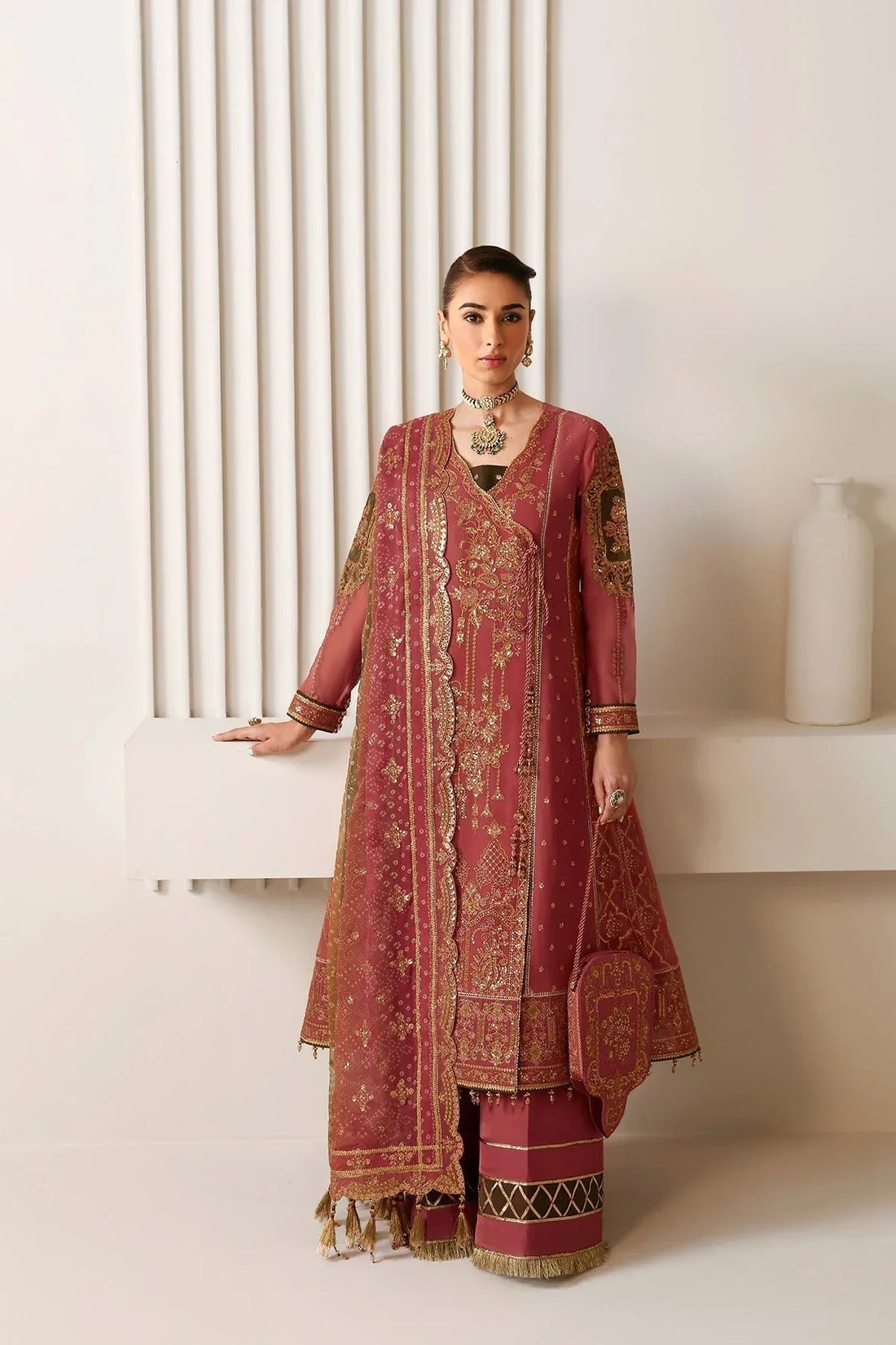 Alizeh | La Ruha Wedding Formals | AF-CH-2180-Hana - Aqsa Fabrics