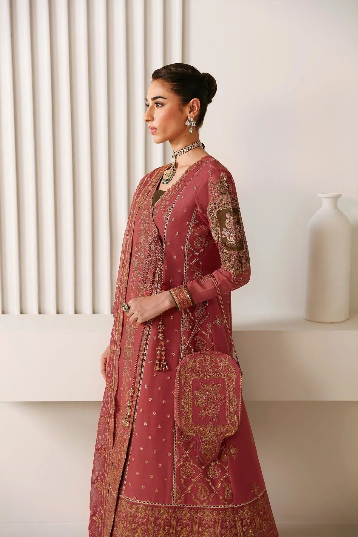 Alizeh | La Ruha Wedding Formals | AF-CH-2180-Hana - Aqsa Fabrics