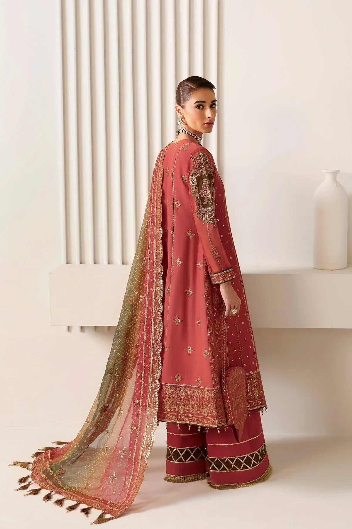 Alizeh | La Ruha Wedding Formals | AF-CH-2180-Hana - Aqsa Fabrics