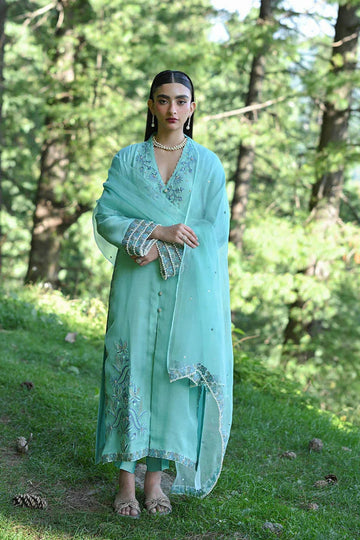 Hue Pret | Farasha Luxury Pret | Noya - Aqsa Fabrics