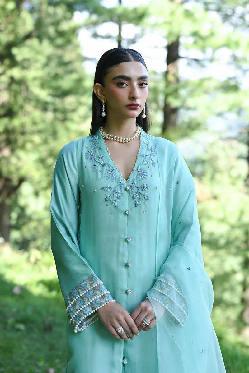 Hue Pret | Farasha Luxury Pret | Noya - Aqsa Fabrics