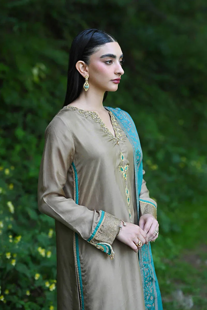 Hue Pret | Farasha Luxury Pret | Azeena - Aqsa Fabrics