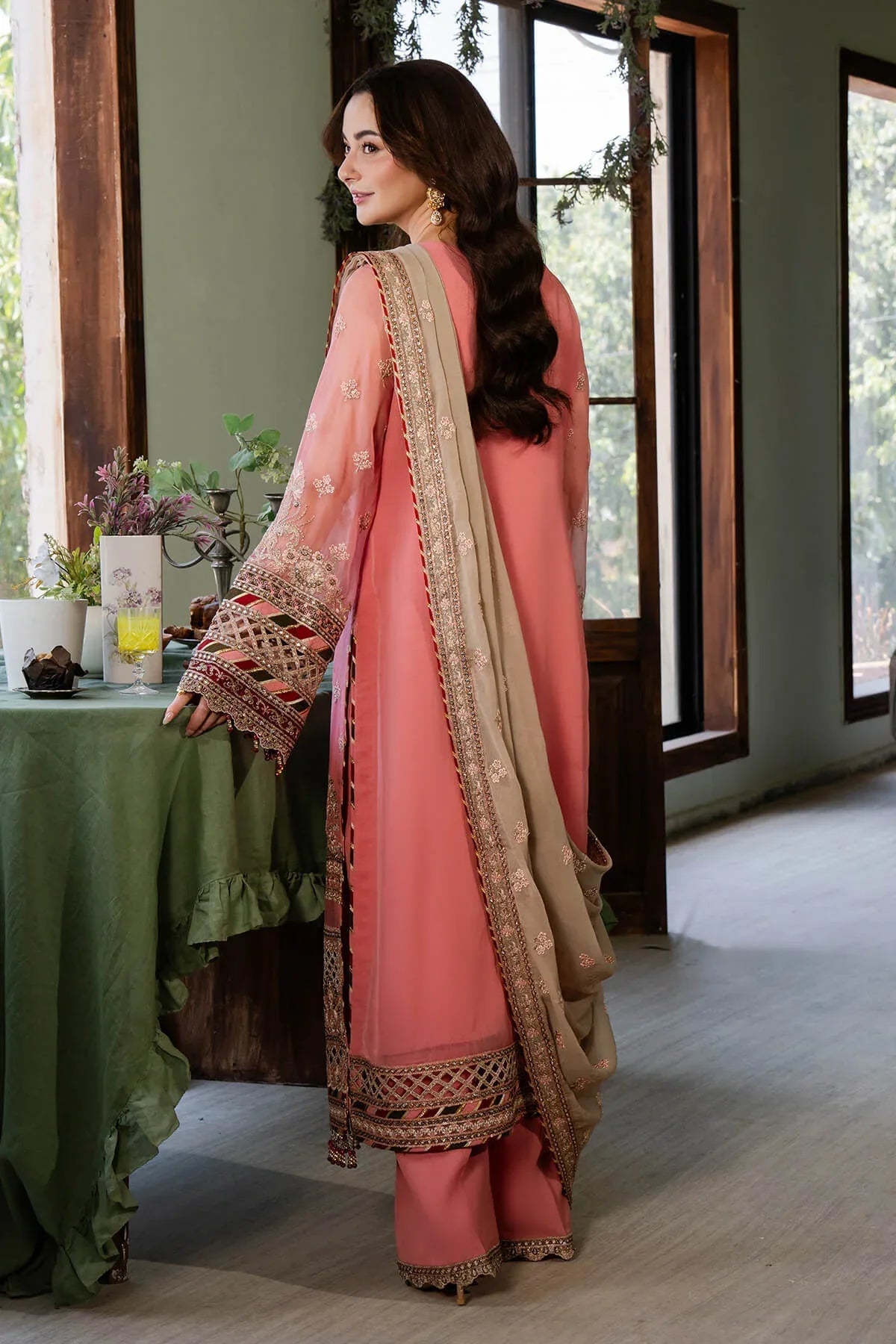 Imrozia Premium | Naina Chiffon | I-189 Aainaa - Aqsa Fabrics