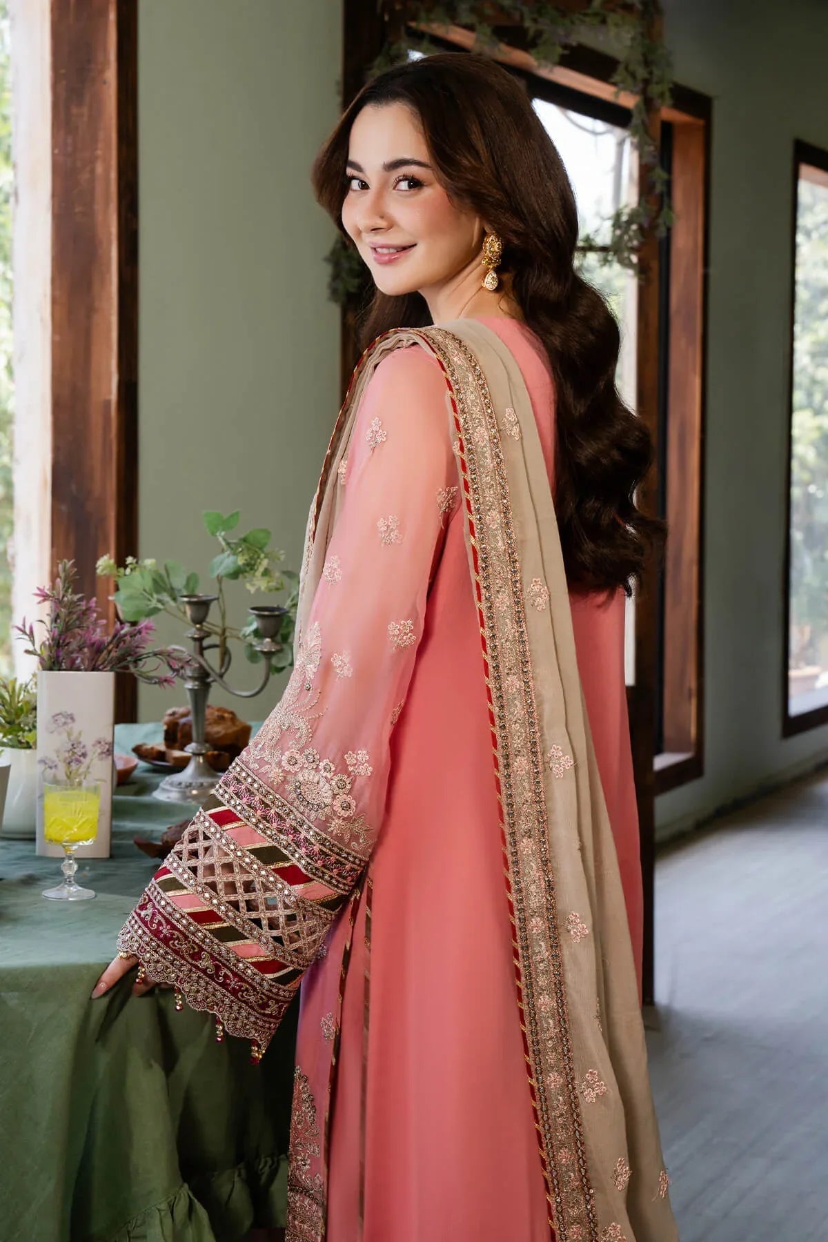 Imrozia Premium | Naina Chiffon | I-189 Aainaa - Aqsa Fabrics