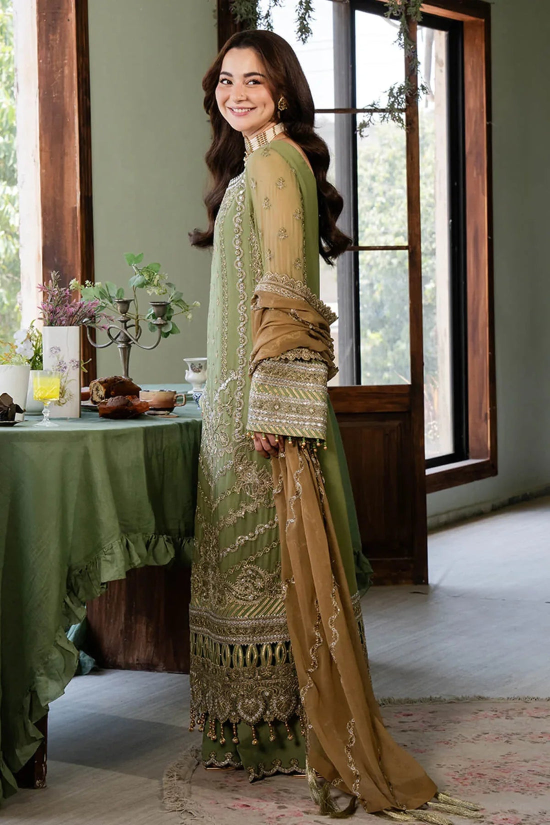 Imrozia Premium | Naina Chiffon | I-191 Aabia - Aqsa Fabrics