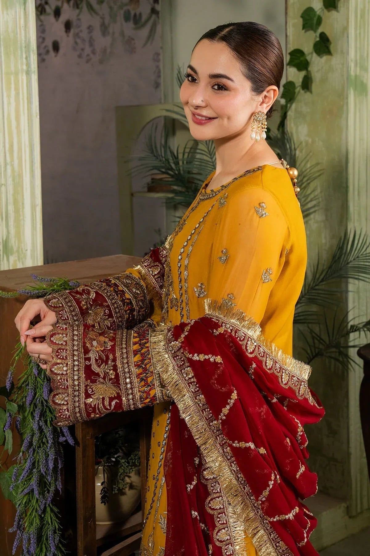 Imrozia Premium | Naina Chiffon | I-196 Naaz - Aqsa Fabrics