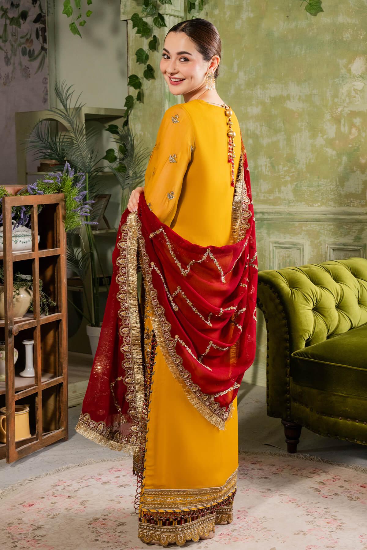 Imrozia Premium | Naina Chiffon | I-196 Naaz - Aqsa Fabrics