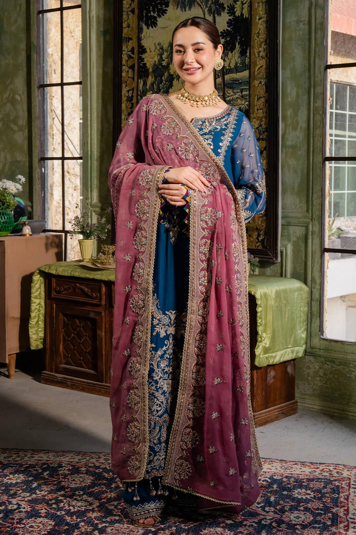 Imrozia Premium | Naina Chiffon | I-197 Afsa - Aqsa Fabrics