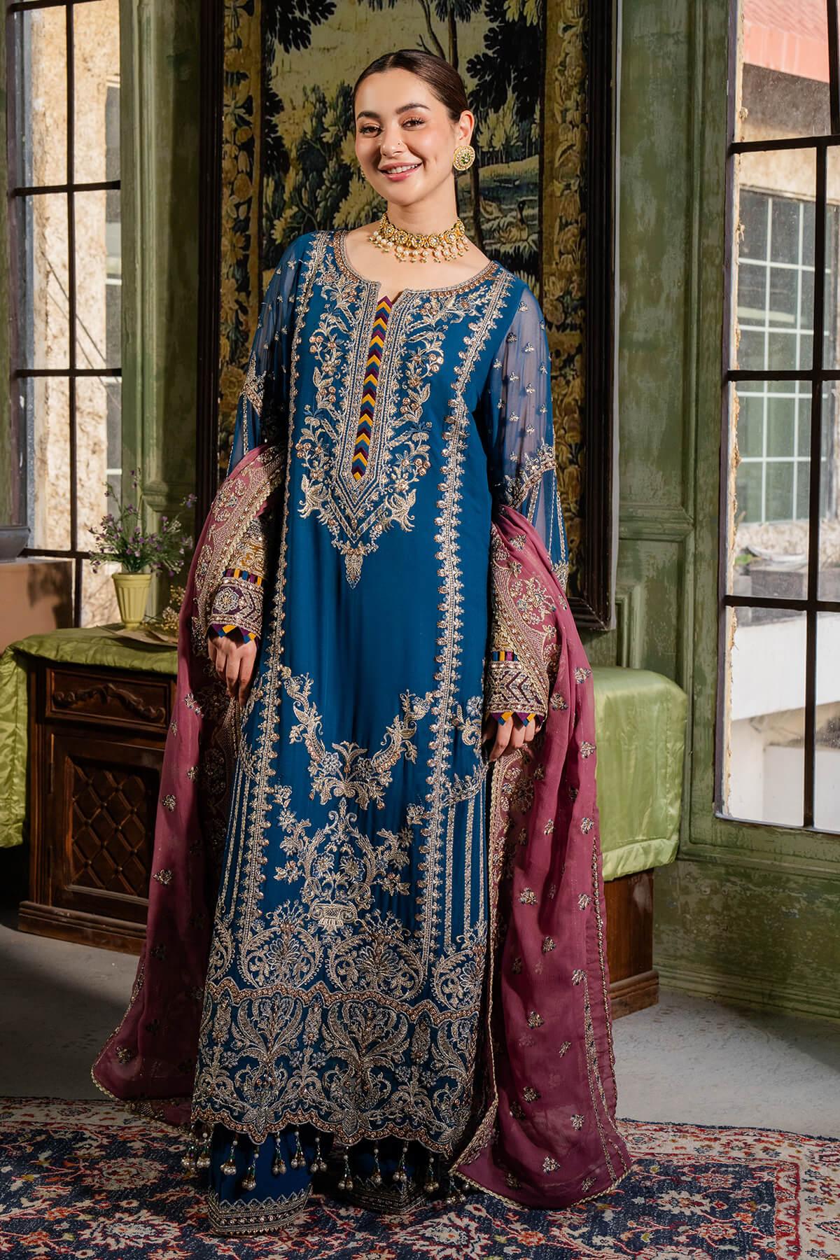 Imrozia Premium | Naina Chiffon | I-197 Afsa - Aqsa Fabrics