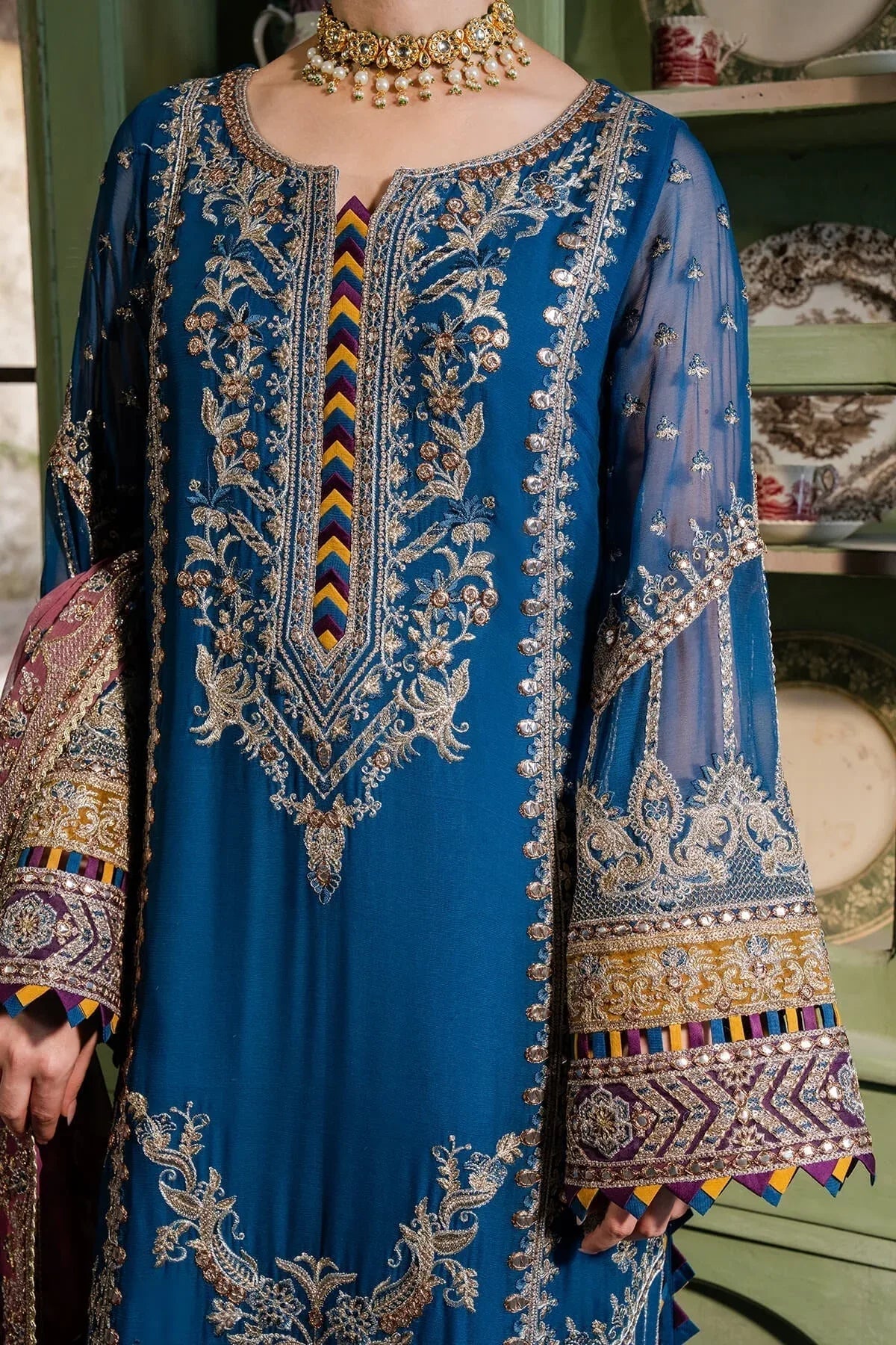 Imrozia Premium | Naina Chiffon | I-197 Afsa - Aqsa Fabrics
