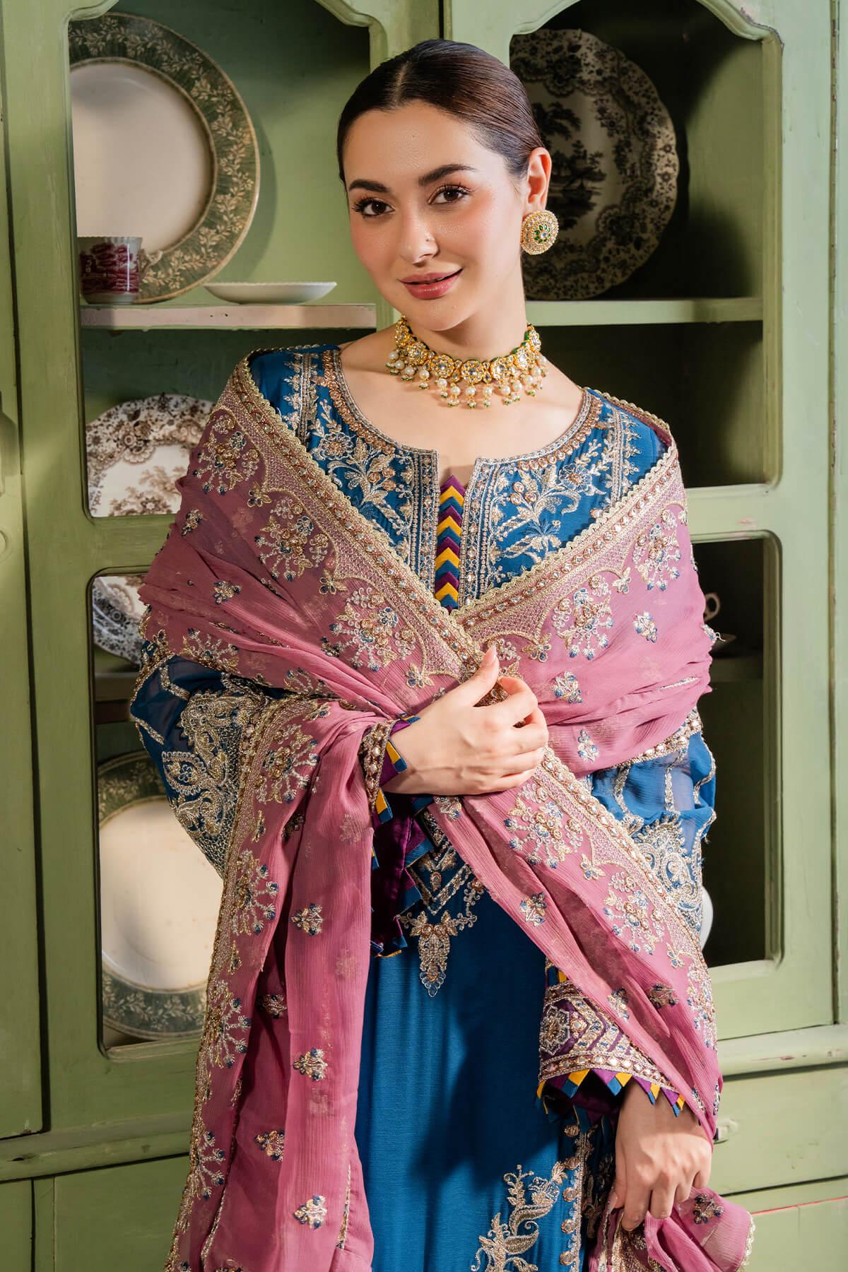 Imrozia Premium | Naina Chiffon | I-197 Afsa - Aqsa Fabrics