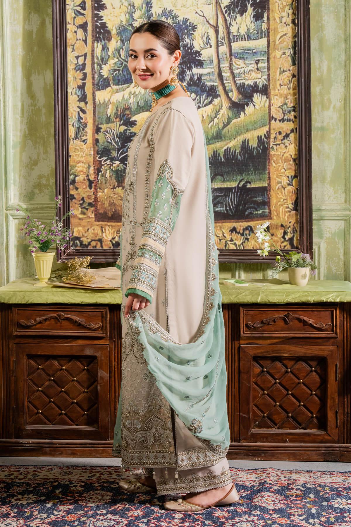 Imrozia Premium | Naina Chiffon | I-198 Beena - Aqsa Fabrics