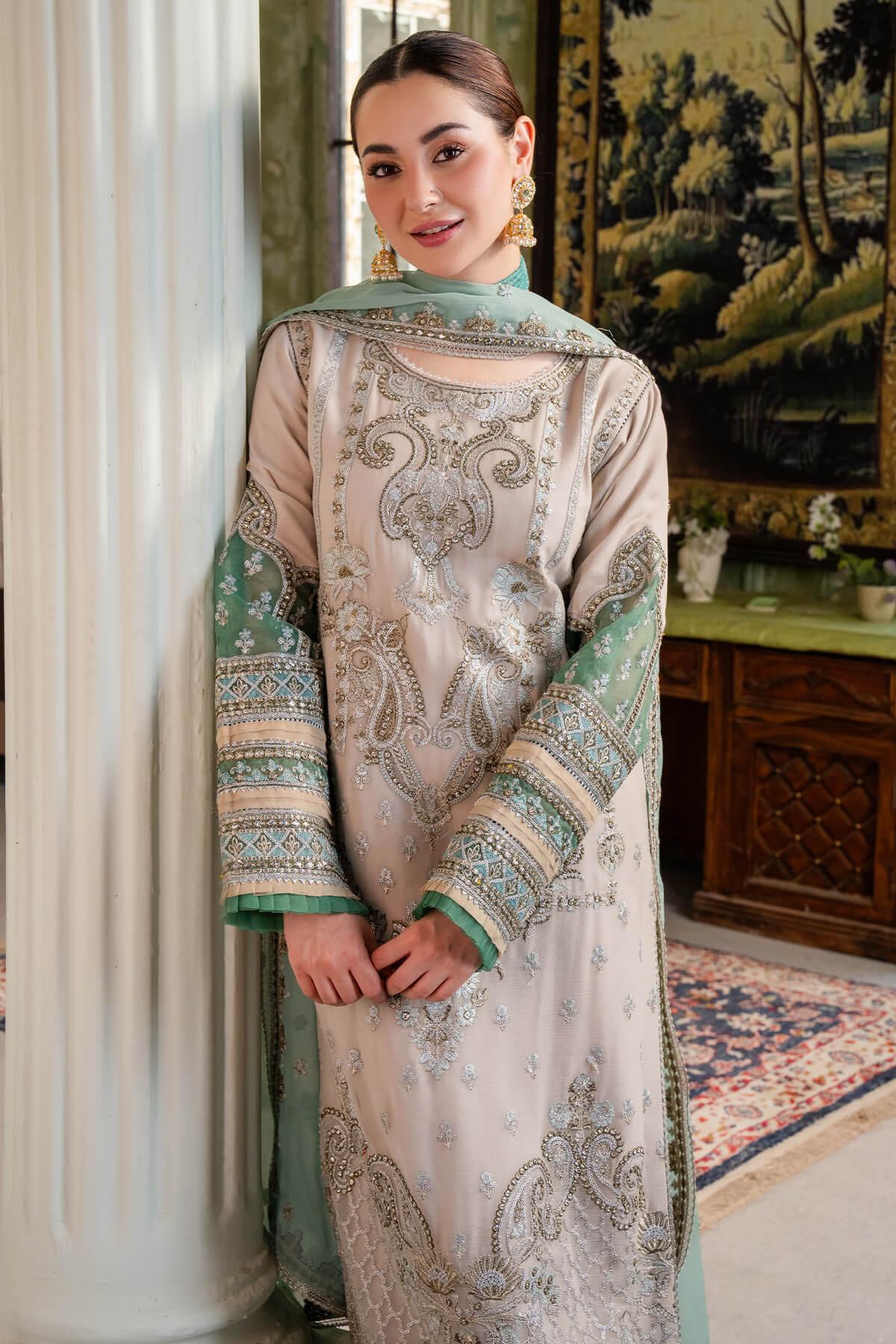 Imrozia Premium | Naina Chiffon | I-198 Beena - Aqsa Fabrics