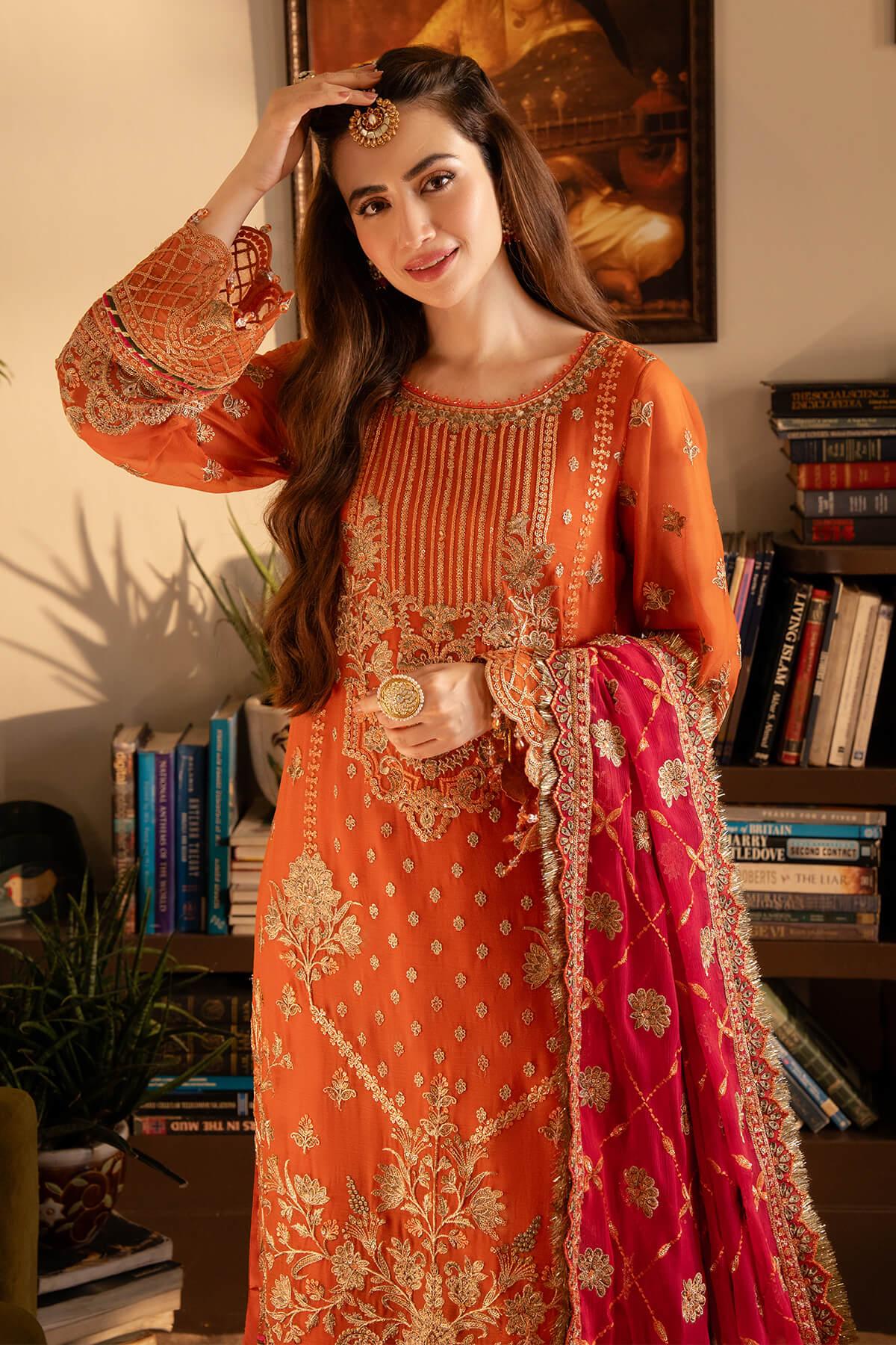 Imrozia Premium | Noor Jahan Formals | I-203 Gul - Aqsa Fabrics