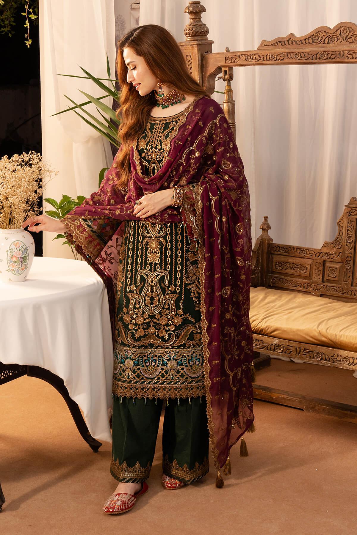 Imrozia Premium | Noor Jahan Formals | I-204 Mehak - Aqsa Fabrics