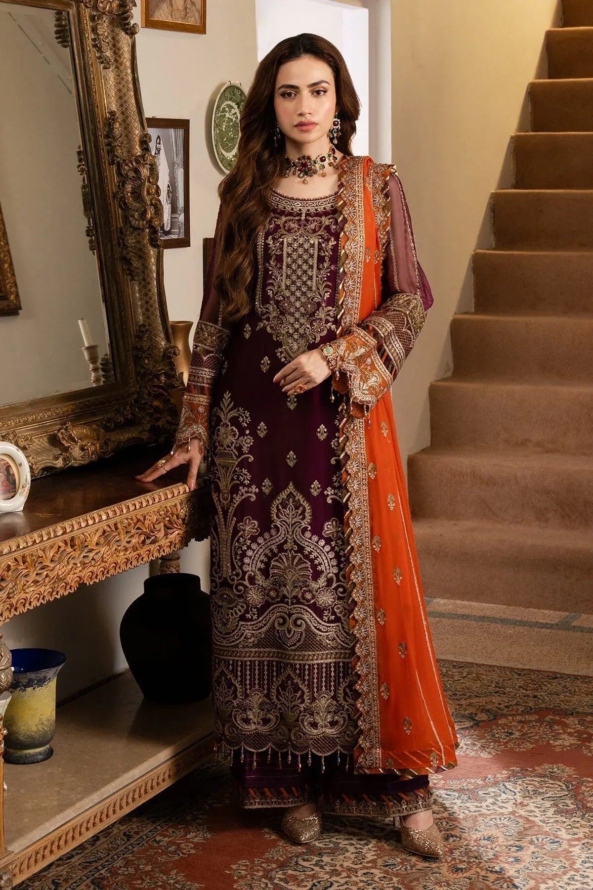 Imrozia Premium | Noor Jahan Formals | I-206 Chandni - Aqsa Fabrics