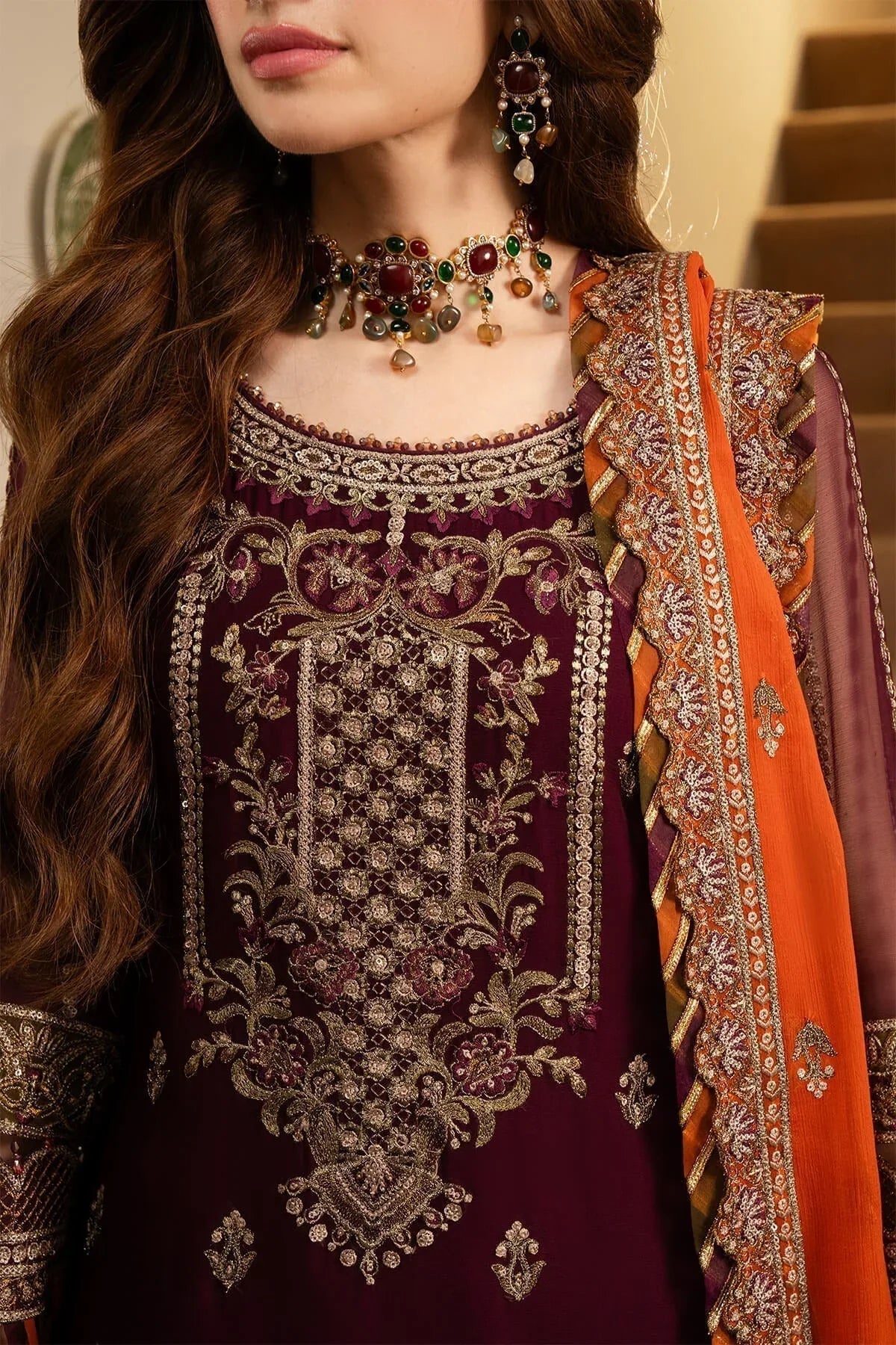 Imrozia Premium | Noor Jahan Formals | I-206 Chandni - Aqsa Fabrics