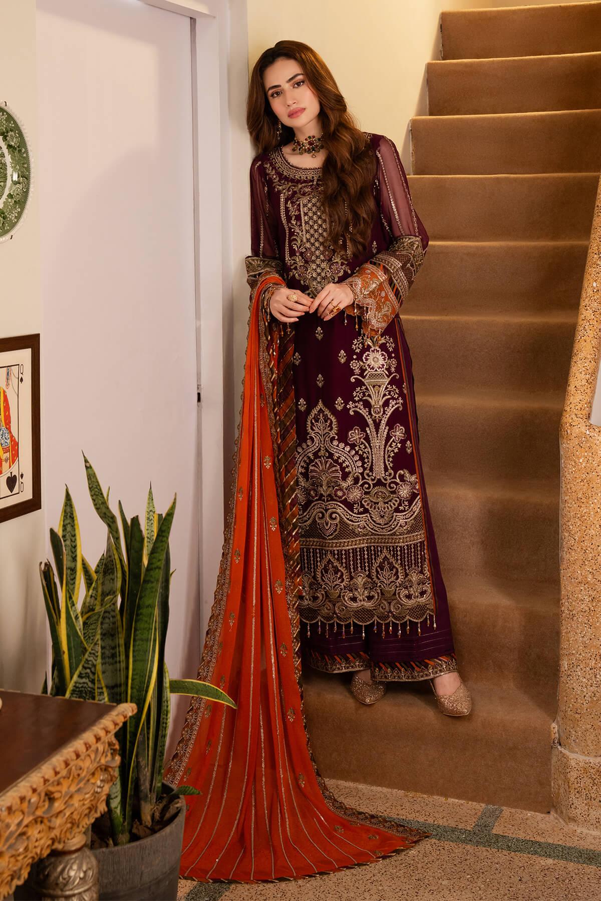 Imrozia Premium | Noor Jahan Formals | I-206 Chandni - Aqsa Fabrics