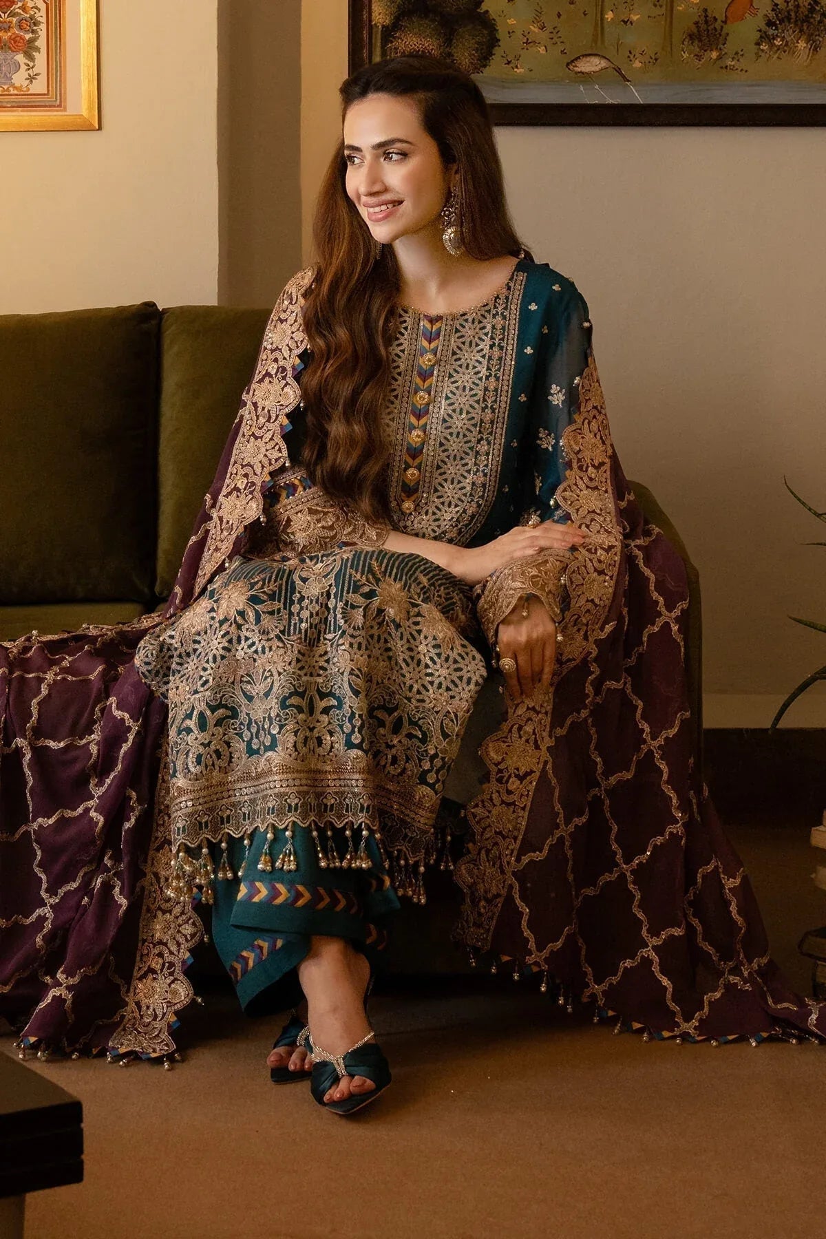 Imrozia Premium | Noor Jahan Formals | I-208 Aaina - Aqsa Fabrics