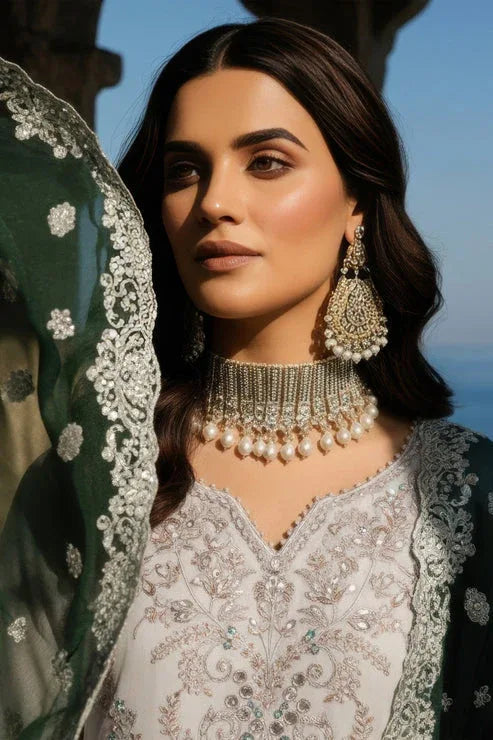 Imrozia Premium | Mehr e Mah | I-240 Selin - Aqsa Fabrics