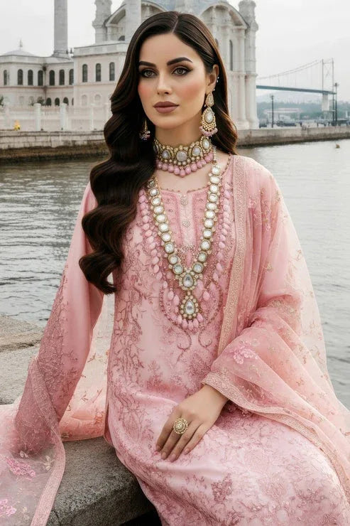 Imrozia Premium | Mehr e Mah | I-242 Meleknaaz - Aqsa Fabrics